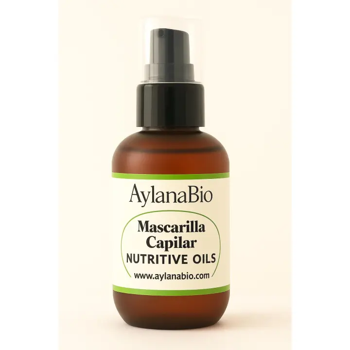 Aylanabio – Mascarilla Capilar Nutritive Oils BIO | Hidratación y Nutrición Profunda con Aceites Vegetales | Fortalece y Regenera el Cabello | Artesana y Certificada BioVidaSana - 1