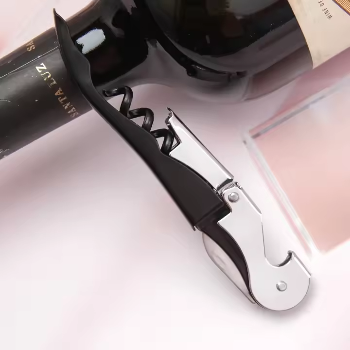 Apretador De Botellas De Vino Y Cerveza Multi-Funcional De Acero Inoxidable Premium Abrazadera De Tapa De Vino Y Cerveza Remover De Botellas De Barra - 1