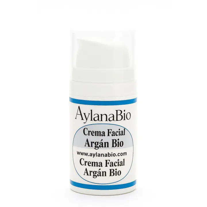 Aylanabio - Crema facial de argán BIO, nutritiva y equilibrante, artesanal, BioVidaSana, ideal para piel normal y joven - 1