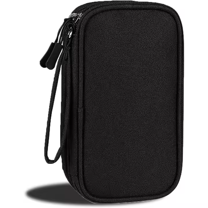 Bolsa organizadora de cables, estuche para accesorios electrónicos, organizador de accesorios electrónicos para discos duros externos, cargadores, cables, artículos y baterías externas. - 1