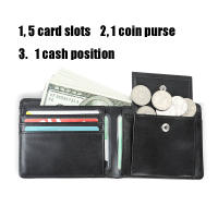 Cartera Clásica De Cuero PU Para Hombre Bifold Con Portatarjetas Y Monedero Estuche De Dinero Y Bolsillo Para Monedas - details 6