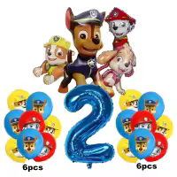 „Paw Patrol“ dekoravimo rinkinys 17 gabalų