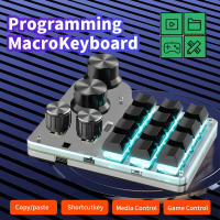 Teclado Mecánico Personalizable Bluetooth 5.0 RGB Para PS Gaming Keypad Macropad Para Tablet Teclado Numérico Sin Soporte Para Muñeca - details 0