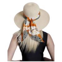 Kebedo Moda Sombrero de Paja de ala Ancha para Mujer, Gorra de paja mujer protección UV, Gorro Pamela Grande, Sombrero Femenino Verano para el Sol, Playa, Jardín, Vacaciones, Talla Unica Ajustable 56-57CM - details 1
