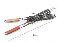 Cesta De Barbacoa Para Camping Y Picnic Herramientas De Asado Al Aire Libre Portátil Antideslizante Resistentes Al Calor Apto Para Carbón Y Sartén De Acero Inoxidable Fácil De Limpia - details 6