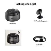 Cámara De Seguridad Magnética Inalámbrica A9 Mini Wifi 1080P Con Infrarrojos Y Voz Portátil Grabación Remota Video Y Audio - details 5