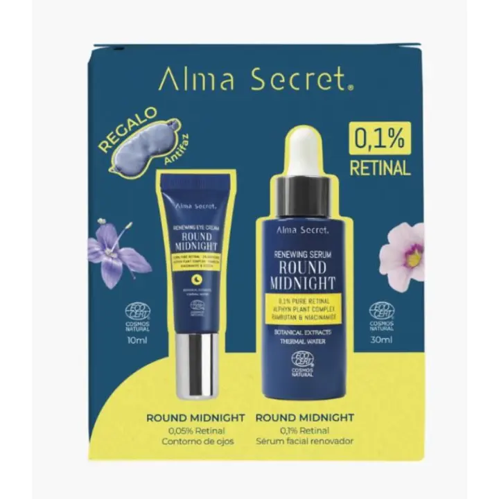 Pack Retinal 0,1%: Sérum Retinal & Contorno Ojos Retinal - Alma Secret - Un tratamiento nocturno de alta potencia para regenerar tu piel en profundidad. Formulado con una nueva generación de Retinal puro de múltiple encapsulación. - 1