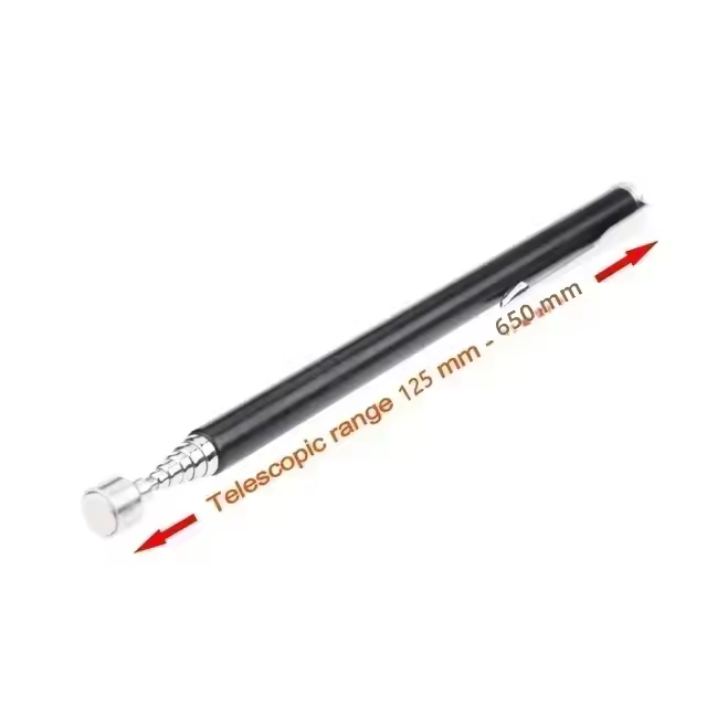 Herramienta De Recogida Magnética Flexible 25 Pulgadas Snake Pick-Up Retriever Stick Bendable Para Lanzas/Clavos/Nuts/llaves/Apilados De Basura - 1