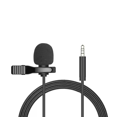 Mini Micrófono Lavalier Portátil Condensador Clip-on USB 3.5mm Tipo-C Para Smart Phone Y Laptop PC - 1