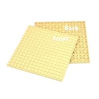 4pcs 16x16 Douts MOC Bloques Doble Cara Baseplate Plástico Multicolor Compatible Con Bloques De Construcción Para Niños - details 8
