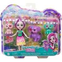 Dálmatas Enchantimals City Tails Main Street Familia Muñecas Dessa Dalmatian y Sus Hermanas Mattel - details 1