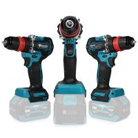 Taladro De Impacto Eléctrico Sin Cable 10mm Motor Brushless Para Batería Makita 18V Herramienta De Rompehielos Y Perforación Para Hogar DIY - details 4