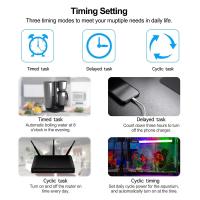 Enlace WiFi Inteligente Con Monitoreo De Energía Plugged Smart Timing Control De Voz Compatible Con Alexa Google Home Yandex Маруся - details 2