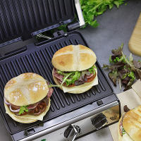 MAGEFESA TASTY Grill Eléctrico de 2000W de Planchas Desmontables, Regulador de Potencia, Sistema de Apertura de 180º - details 1
