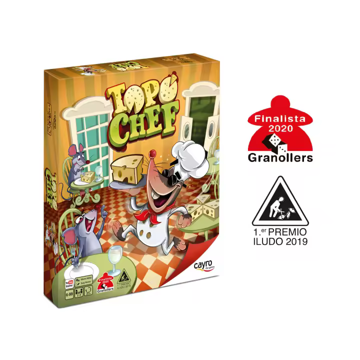 TOPO CHEF - Marca Cayro - Juego Educativo - Juego Familiar - Edad +6 Años - 1