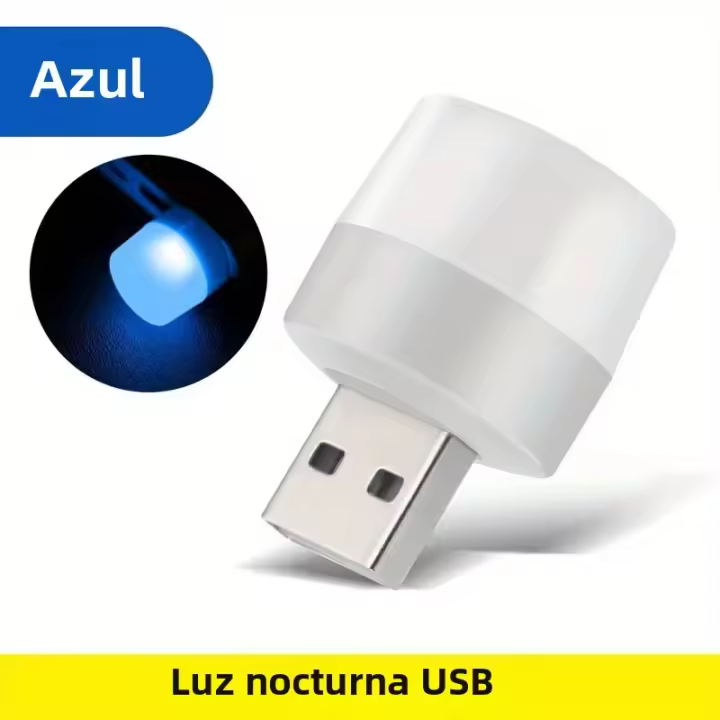 Lámpara LED USB 5V 1W Protección Ocular Para Lectura Luz De Noche Para Computadora Y Móvil Sin Baterías Incluidas - 1