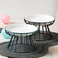 Tazón De Alimentación Para Gatos Con Soporte Metálico Elevado Accesorios Para Mascotas Alimento Y Snacks Para Perros Y Perras - details 5
