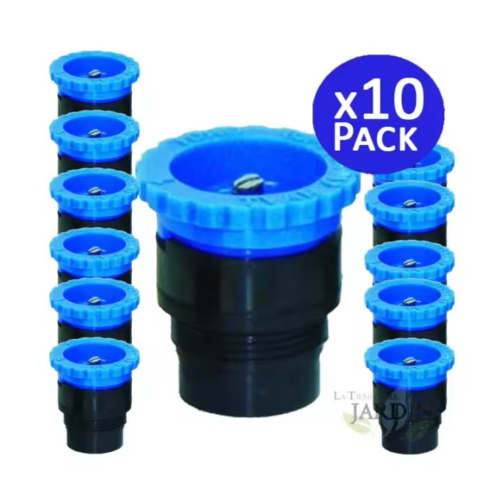 TORO Pack 10 Tobera para difusores de riego Toro T-VAN10 | Alcance 3 m | Boquilla Rosca Macho | Angulo Ajustable - 1
