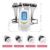 Máquina cavitación radiofrecuencia 4 en 1 corporal y facial reducción de grasa tratamiento antiarrugas tecnología EMS terapia LED piel rejuvenecimiento facial reducción de celulitis dispositivo de belleza tonificación cuidado - details 1