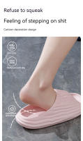 Pantuflas De Baño Para Mujer Y Hombre Con Plataforma Gruesa EVA No Esmerilada Interior Suave Sandalias De Verano Antideslizantes Flip Flops Para Uso Doméstico - details 6