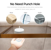 Interruptor De Luz Dimmer Sin Cable Con Sensor De Toque Y Mano Para Gabinete De Tira De Luz Panel De Madera Perforable 25mm - details 4