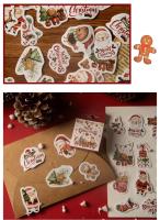 Etiquetas Decorativas Para DIY Etori Life 'Feliz Navidad' Pack De 46 Piezas Estuche De Papel Para Decoración De Estaciónario Álbum Diario Taza Notebook Teléfono Móvil Juguetes Scrapbook - details 5