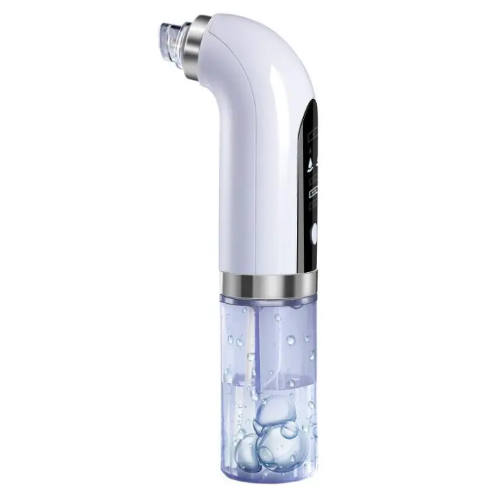 Succionador de Puntos Negros, Limpador de Poros Electrico,Para Puntos Negros Nariz,Comedones y El Acné Graso,PORTIGALIES USB Recargable Ciclo de Agua Limpiadora de Poros 3 Modos de Succión Ajustables 6 Sonidas de Succión - 1