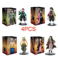 Figuras De Acción Demon Slayer Kimetsu No Yaiba Nezuko Kamado 15cm 4 Piezas Anime PVC Modelo Juguetes Colección Muñeca Regalo Para Adultos - details 2