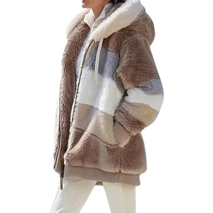 Mujer Abrigo Invierno Chaqueta Talla Grande Sudaderas con capucha - 1