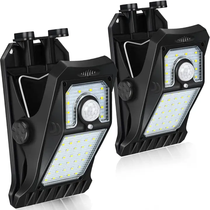 Solar Lights Outdoor with Motion Sensor, Solar LED Clip Lights - 1