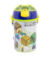 Botella Cantimplora de agua infantil Minecraft 450ml| Cantimplora para niños con correa - details 0