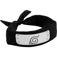 Naruto Bandana Negra con símbolo de Konoha - Merchandising de Naruto Shippuden 100% Oficial - ABYstyle Studio, - details 3