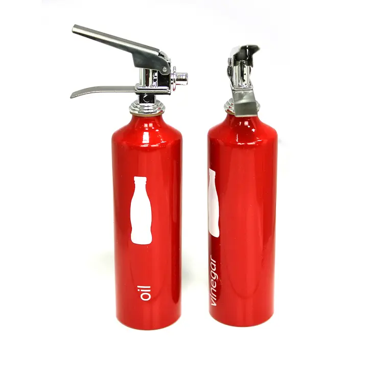Set x 2 Botellas Dispensadores tipo Extintor Coca-Cola 18cm  (Aceite y Vinagre) - SpazioLuzio - 1