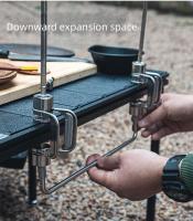 Soporte De Pala Portátil Para Mesa IGT Exterior Acero Inoxidable Accesorios De Mesa Para Camping Soporte De Escritorio Ligero - details 8