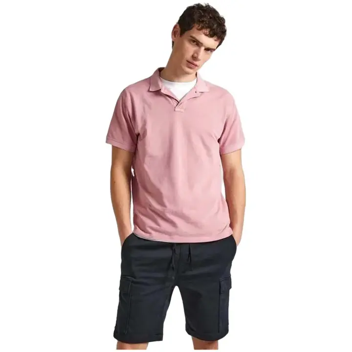 Polo marca Pepe Jeans  modelo Pm542099-323 para ropa hombre en color rosa - 1