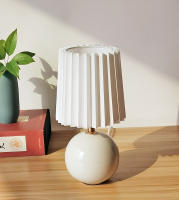 Lámpara De Mesa Contemporánea De Cerámica Para Dormitorio Lámpara De Noche Para Niñas Y Adolescentes Luz Caliente Lavable - details 17