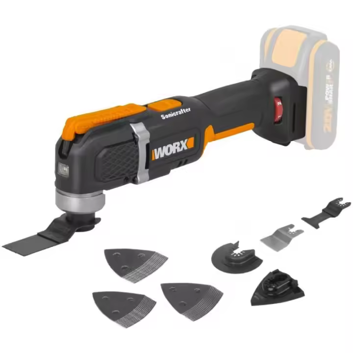 WORX WX696.9 MULTIFUNCIÓN SONICRAFTER  (SÓLO LA MÁQUINA) - Envío desde España 24H - - 1