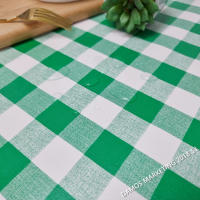 Mantel PVC, Hule, Para mesa rectangular, Impermeable, Fiesta, Primavera, Cuadro Verde, Vicky - details 0