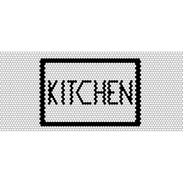 Alfombra vinílica kitchen antideslizante - 1