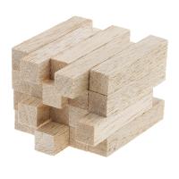 Tres Tamaños De Madera Natural Para Modelismo Y Manualidades Palos De Madera Cuadrados Para Hobby Y Crafts - details 4