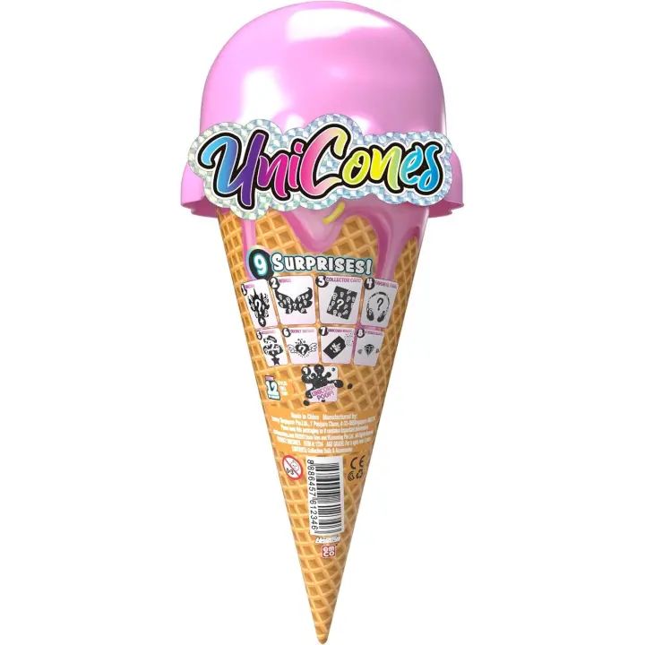 Bizak, Ice Surprise Unicorns, helado con muchas sorpresas, unicornios que customizar, tatuar y con slime en su interior! 12 diferentes para coleccionar (64261234) - 1
