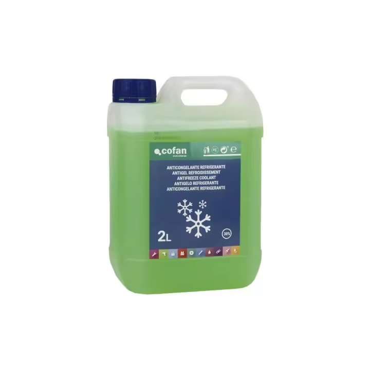 Anticongelante Refrigerante 30% Cofan | Protección Base, Anticorrosivo, Congelación/Recalentamiento - 1