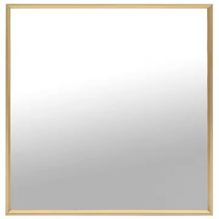 vidaXL Espejo dorado 60x60 cm - 1