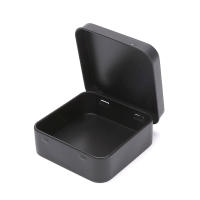 Caja De Almacenamiento De Metal Miniatura 1/2pcs Caja De Tapa Plegable Cuadrada Para Joyería Y Monedas Caja De Almacenamiento Europea - details 3