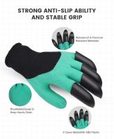 Guantes De Jardinería ZEXEF Con Uñas Respirables Impermeables Anti Espinas Antideslizantes Protección Para Trabajar Y Plantar - details 1