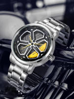 Reloj De Cuarzo Para Hombre NS Cuatro Hojas De Clover Diseño Creativo Casual Correa De Acero Inoxidable Resistente Al Agua - details 9