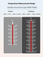 Estación Meteorológica Inteligente WiFi Con Sensor Termómetro Digital Para El Hogar Medidor De Humedad Temperatura Y Calidad Del Aire - details 6