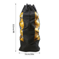 Bolsa De Deporte Grande Con Red Para Baloncesto Fútbol Voleibol Resistente Y De Gran Capacidad Para Almacenamiento De Balones - details 9