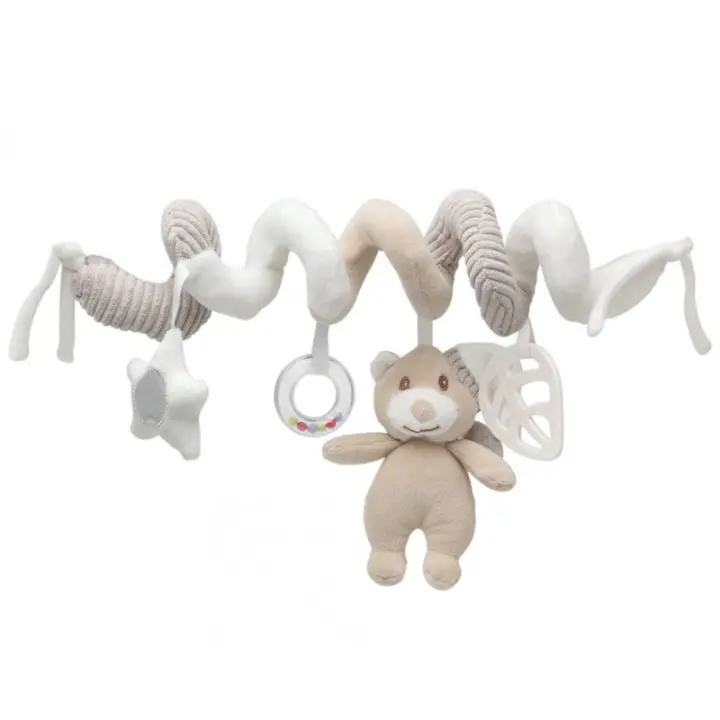 Kiokids Espiral de Peluche Para Cuna Osito Beige - 1