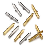 20pcs Tornillos De Acero Inoxidable Para Pulsera Y Collar De Cuentas Multifilamento Hecho En Zhejiang China Metal Clavija Final De Tubo Para DIY Joyería - details 12